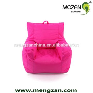 Sofá solo color rosa CALIENTE para los niños bolsas de frijol